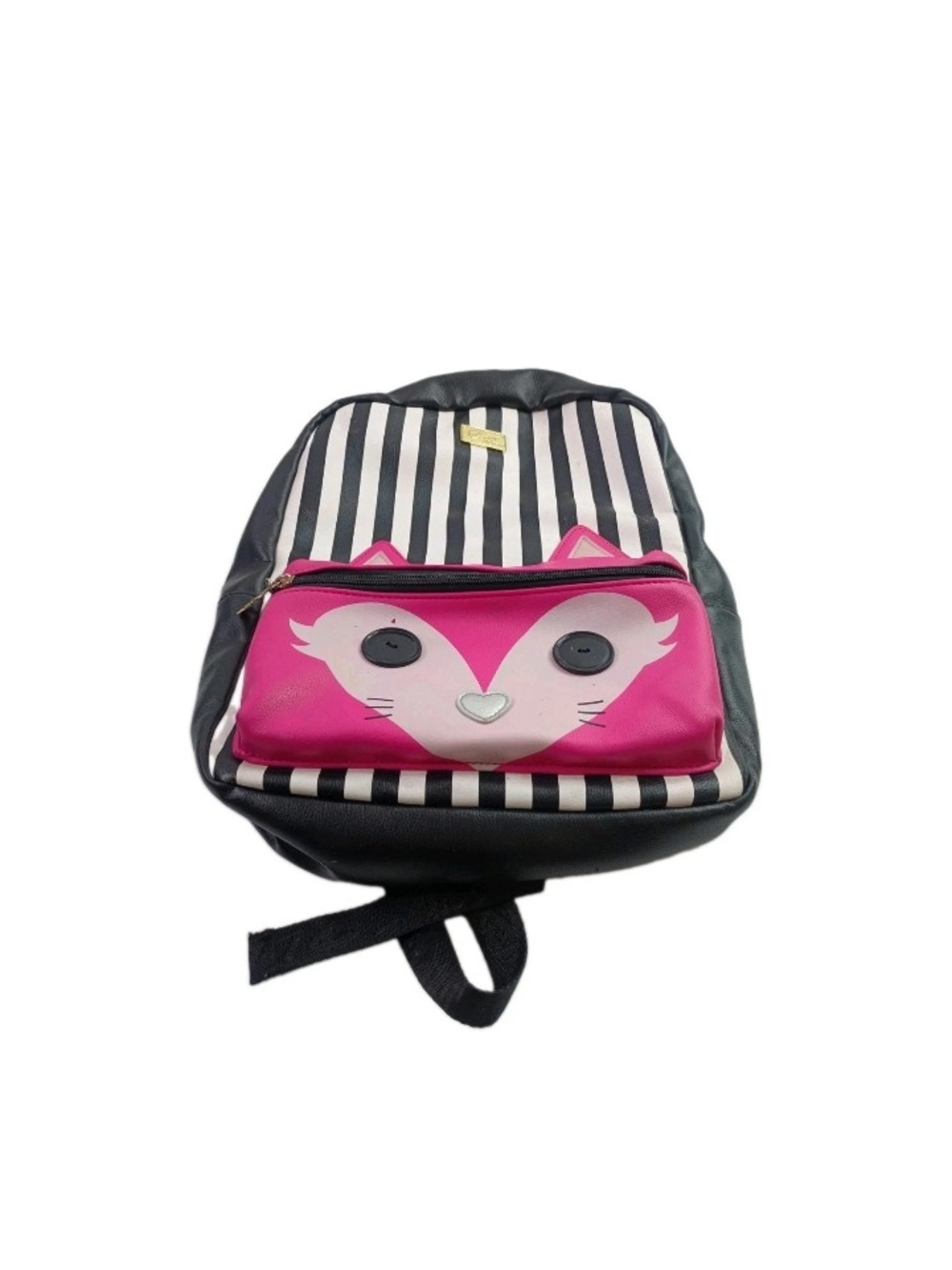 Betsy Johnson Medium Size Backpack Bag With Fox Face
